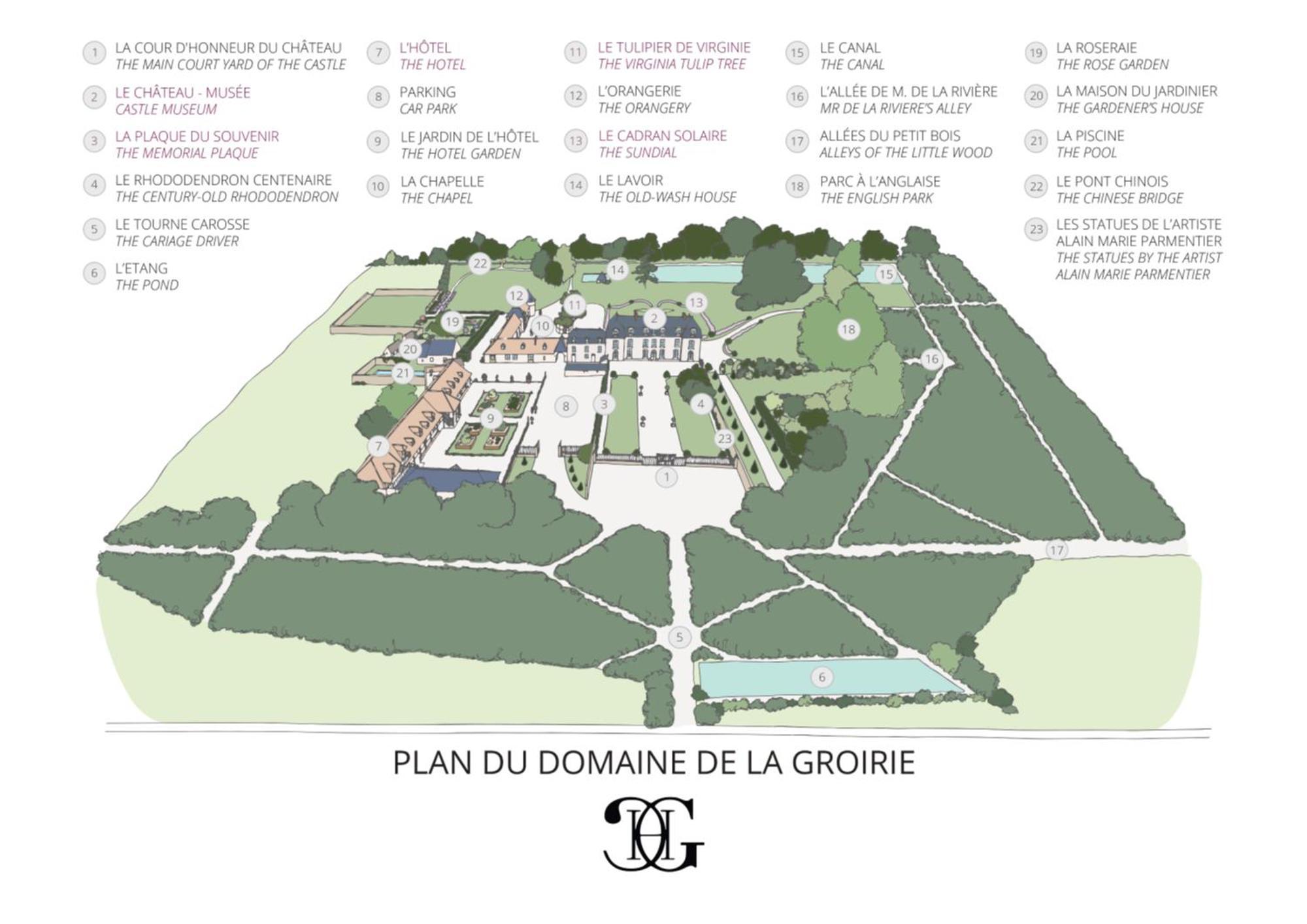 Hotel Du Domaine De La Groirie - Le Mans Trangé Exteriör bild